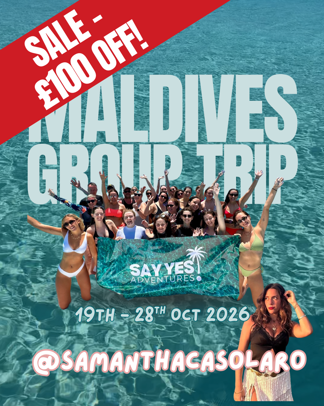 @samanthacasolaro - 19th - 28th October 2026 - Maldives Group Trip