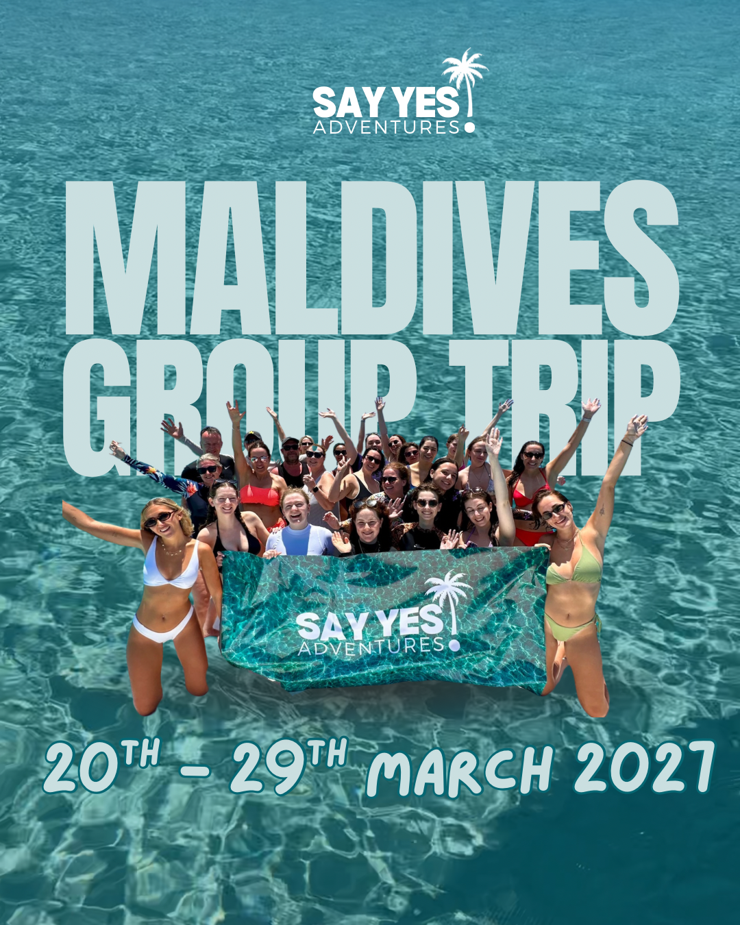 20th - 29th March 2027 - Maldives Group Trip