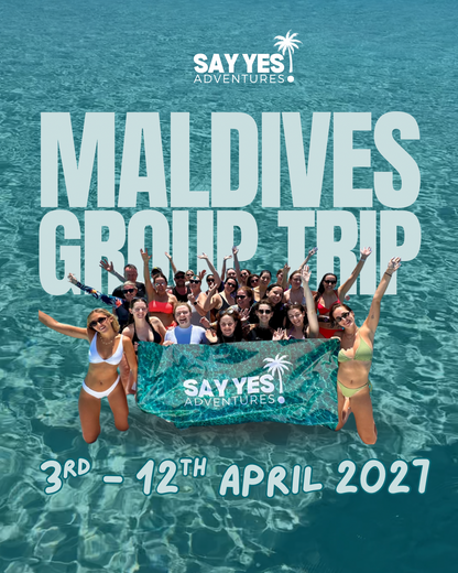 3rd - 12th April 2027 - Maldives Group Trip